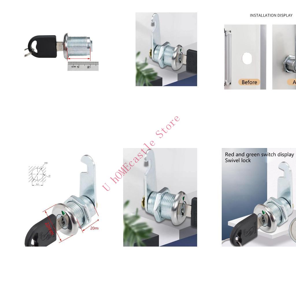 Furniture Hardware Locks - 63HF 2set درج كاميرات قفل قفل