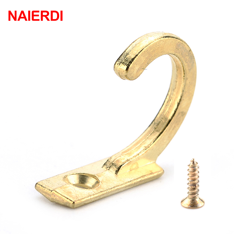 Furniture Hardware Locks - NAIERDI 10 قطعة السنانير العتيقة الصغيرة