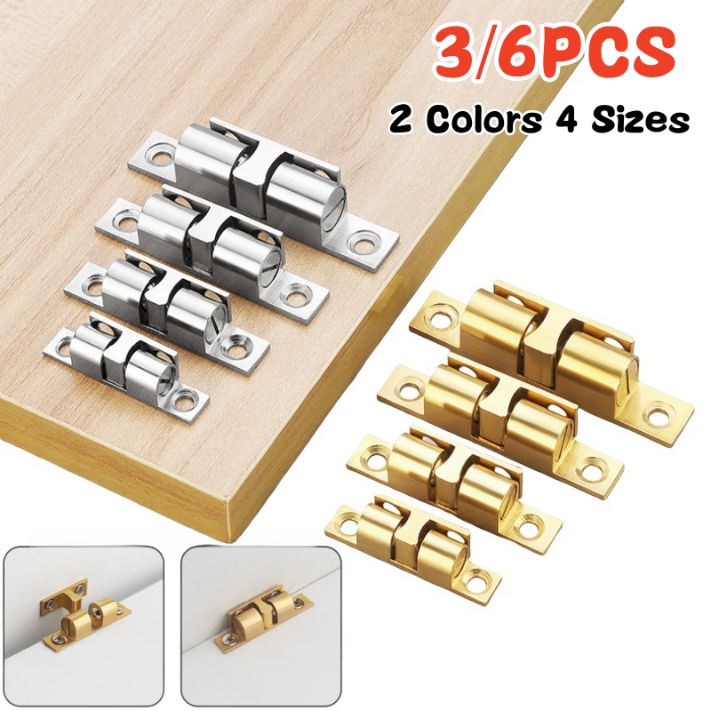 Furniture Hardware Locks - 3/6 قطعة خزانة باب الكرة الصيد
