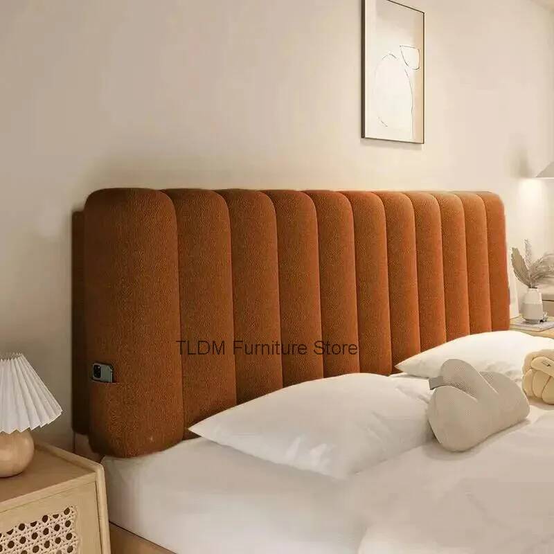 Z. A. Furniture - لوح رأس السرير المبطن، مسند ظهر،