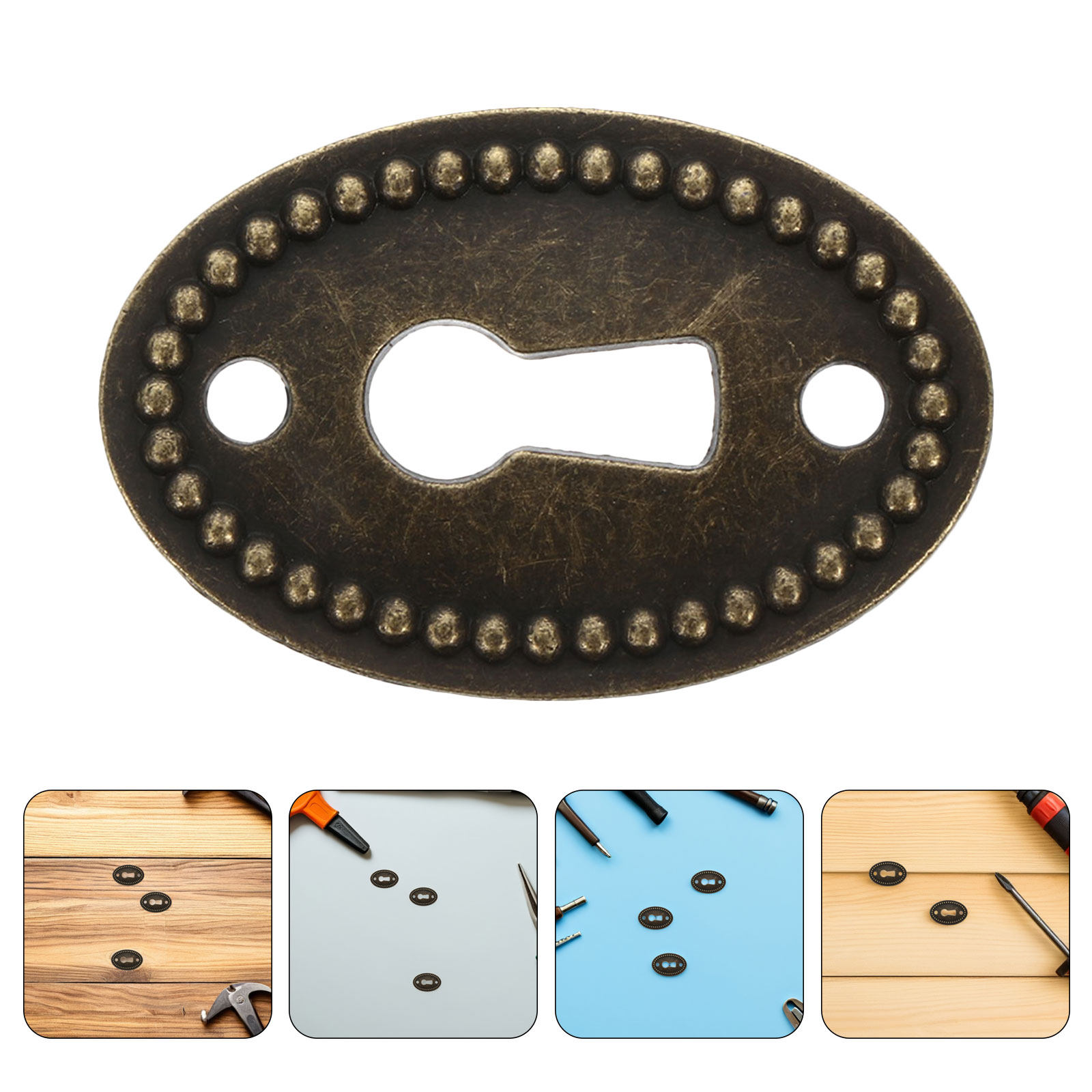 Furniture Hardware Locks - 16 قطعة من أغطية فتحات المفاتيح