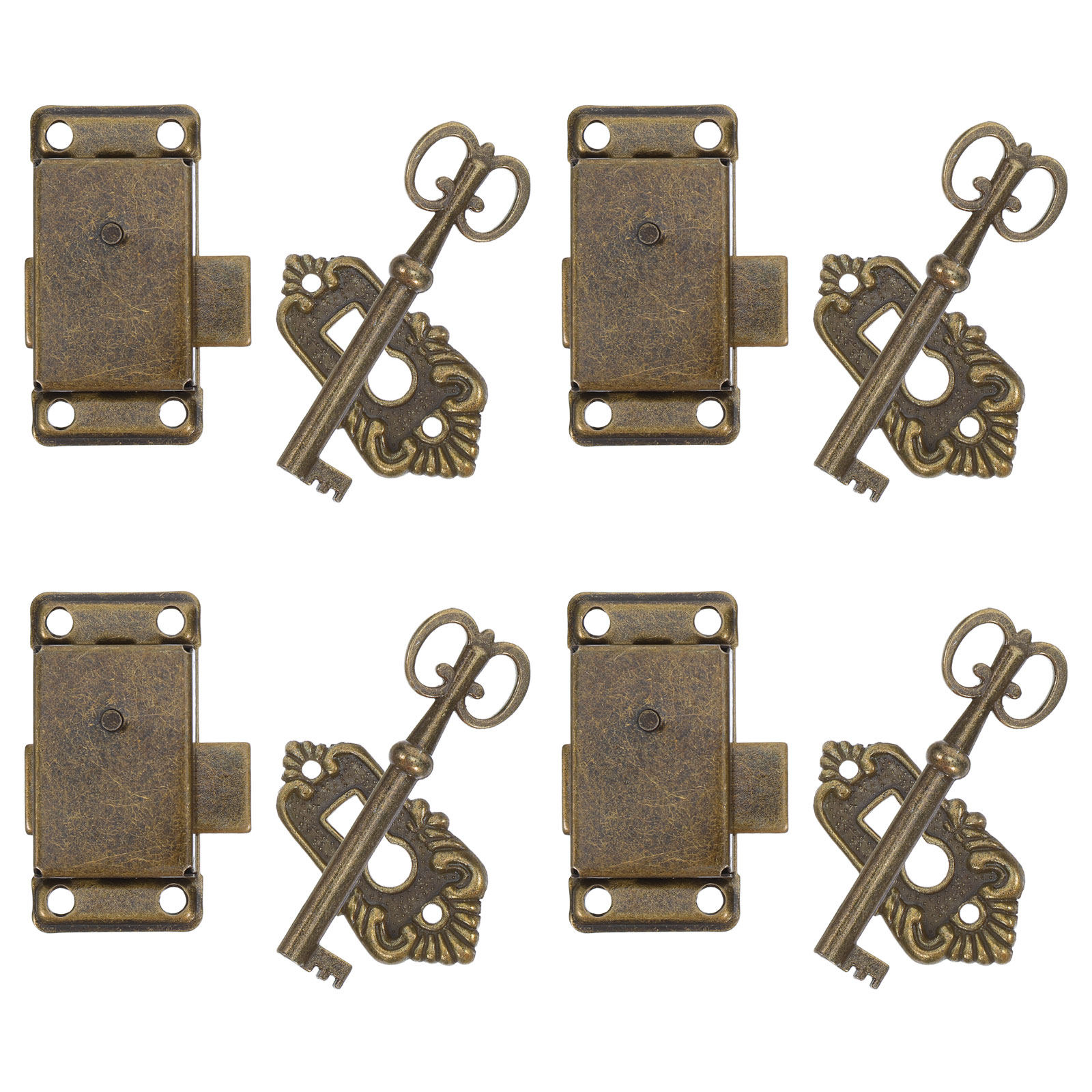 Furniture Hardware Locks - 4 مجموعات من أقفال خزائن الأثاث