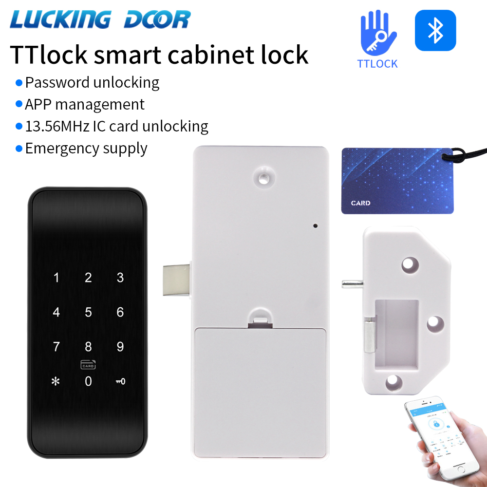 Furniture Hardware Locks - TTLOCK 13.56Mhz بصمة قفل للدرج الأثاث