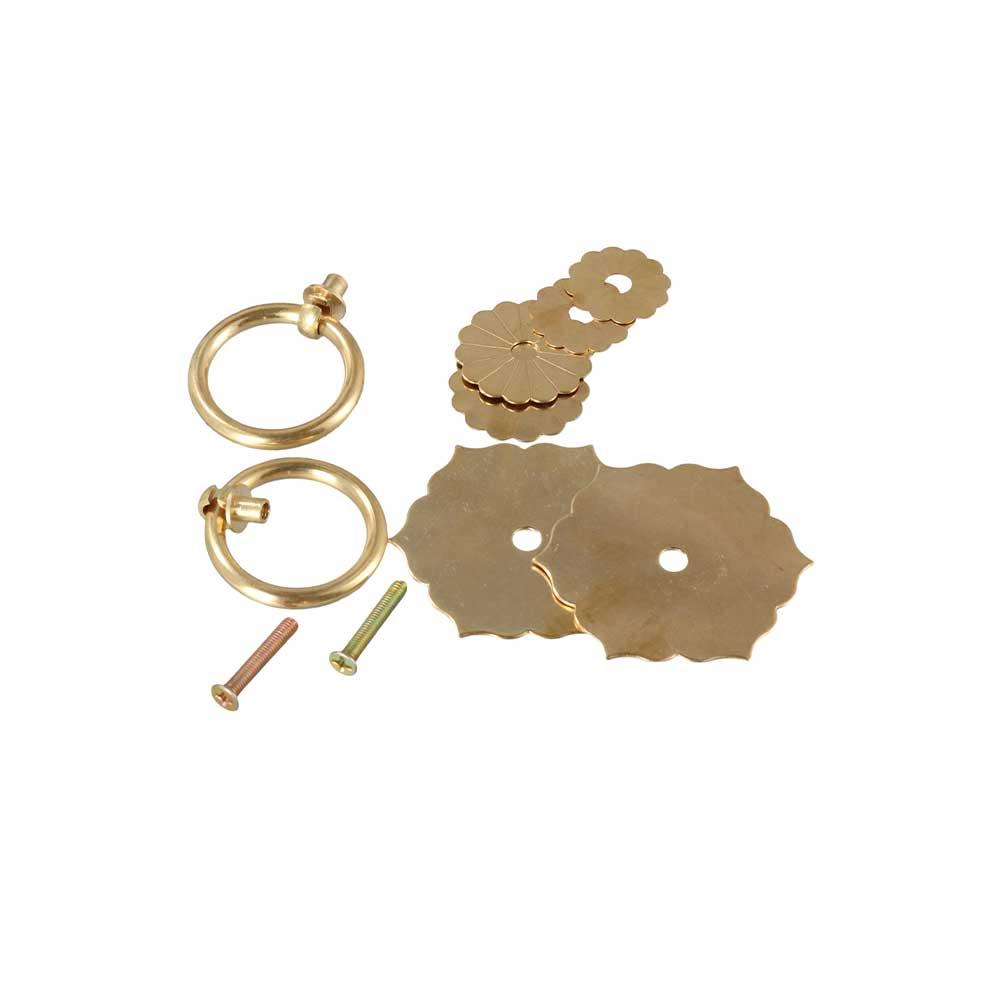 Furniture Hardware With Backplate - مقابض وأزرار للأدراج والأبواب والخزائن، إكسسوارات
