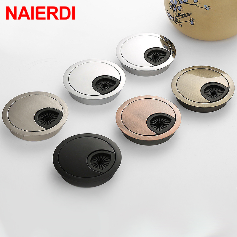 Furniture Hardware Outlet - NAIERDI سبائك الزنك مكتب سلك ثقب