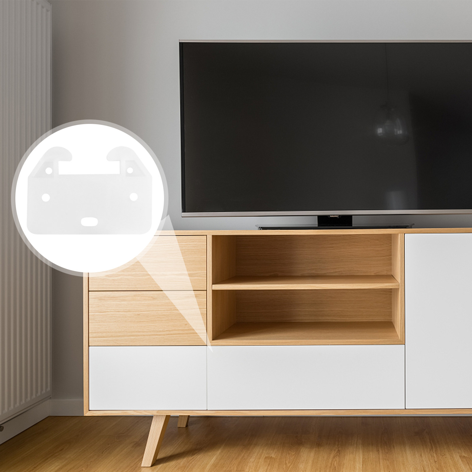 100 قطعة من دعامات الألواح الخ - مراجعة Furniture Hardware With Backplate وسعره