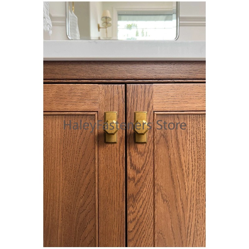 مقابض خزانة نحاسية عتيقة من من - مراجعة Furniture Hardware With Backplate وسعره