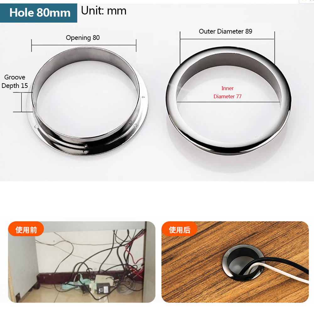 سلك ثقب غطاء الكمبيوتر الجدول  - مراجعة Furniture Hardware Outlet وسعره