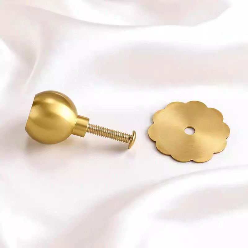 مقابض خزائن نحاسية مبتكرة بتصم - مراجعة Furniture Hardware With Backplate وسعره