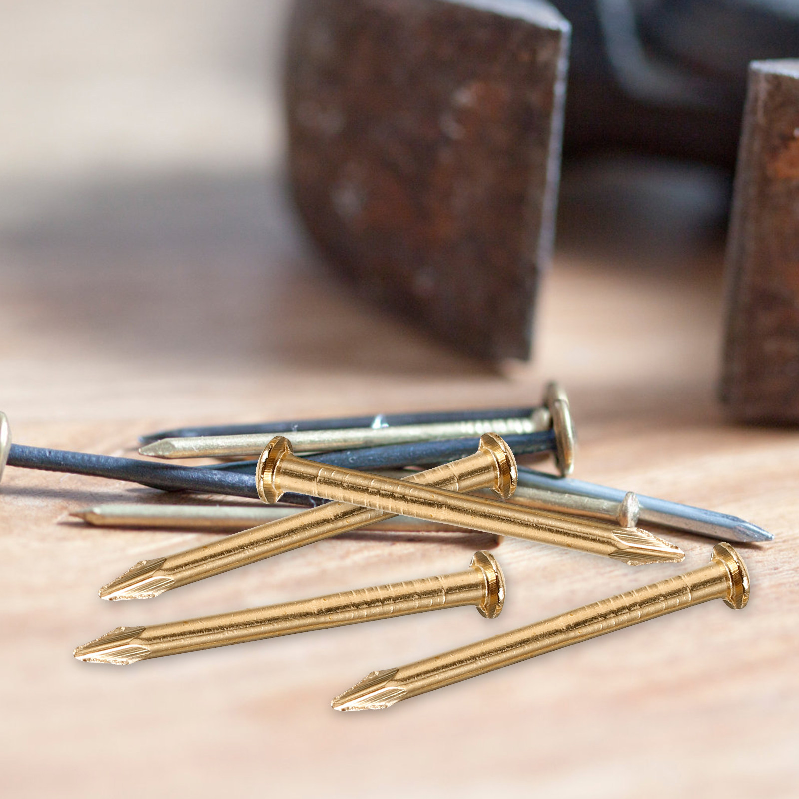 200 قطعة من المسامير النحاسية  - مراجعة Furniture Upholstery Hardware وسعره