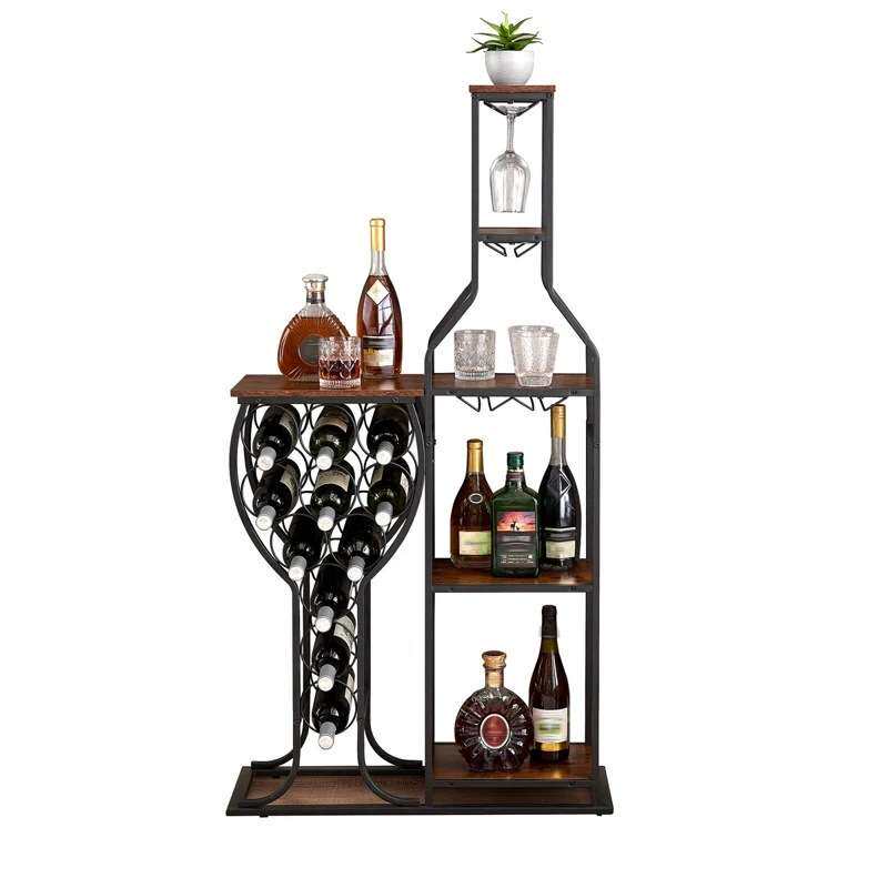 حامل زجاجات نبيذ وحامل أكواب ع - مراجعة Z. A. Furniture وسعره