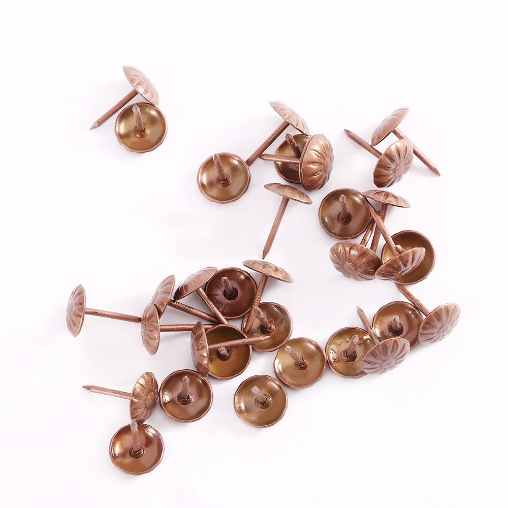 دبابيس زخرفية فضية وذهبية 100/ - مراجعة Furniture Upholstery Hardware وسعره