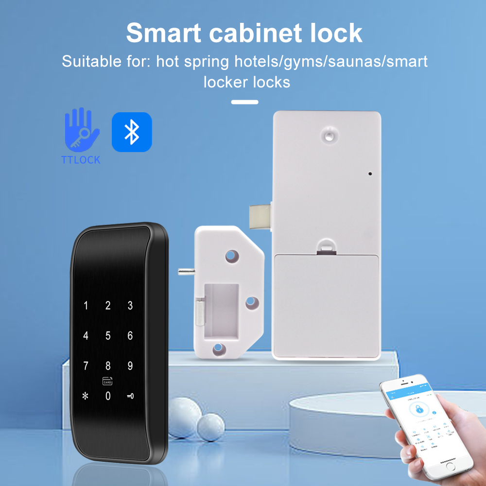 TTLOCK 13.56Mhz بصمة قفل للدرج - مراجعة Furniture Hardware Locks وسعره