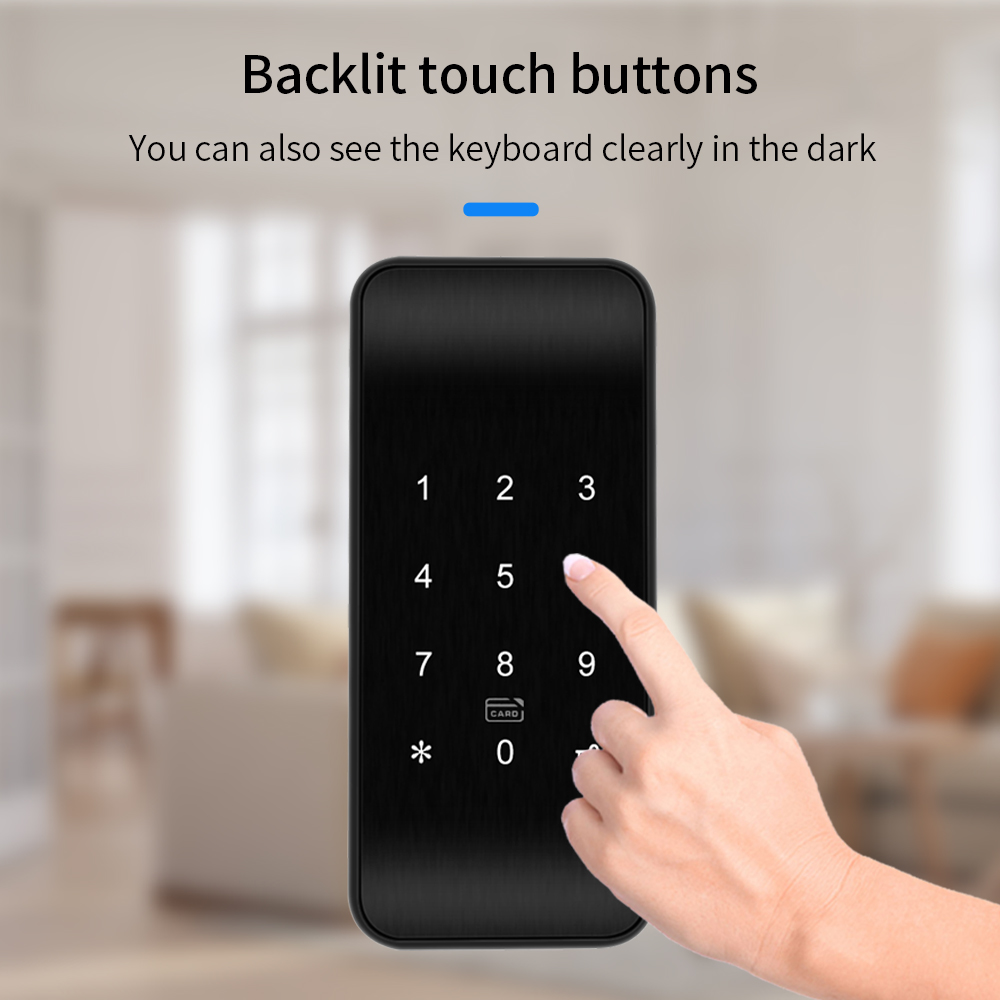 TTLOCK 13.56Mhz بصمة قفل للدرج - مراجعة Furniture Hardware Locks وسعره
