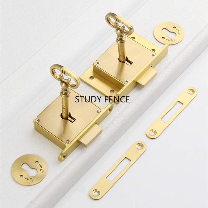 1 قطعة قفل للدرج المعدني العتي - مراجعة Furniture Hardware Locks وسعره