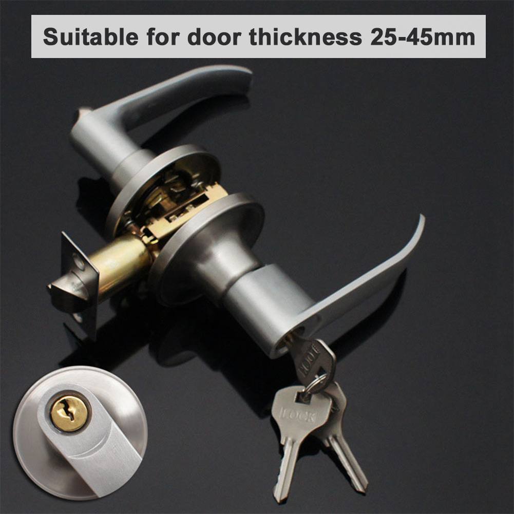 قفل باب بمقبض مع 3 مفاتيح، مقا - مراجعة Door Handle Bar وسعره