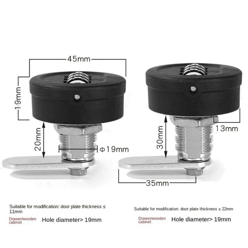 قفل رقمي للأدراج بطول خيط 20/3 - مراجعة Furniture Hardware Locks وسعره